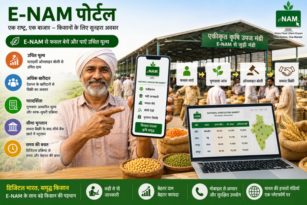 ई-नाम पोर्टल से फसल कैसे बेचें – पूरी जानकारी